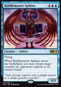 Riddlemaster Sphinx M19-287 Rare Excellent Englisch