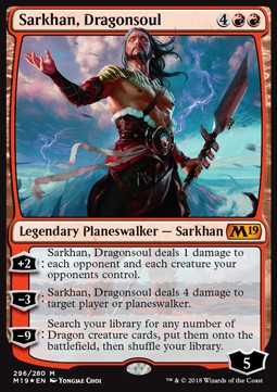 Sarkhan, Dragonsoul M19-296 Mythic Excellent Englisch Foil