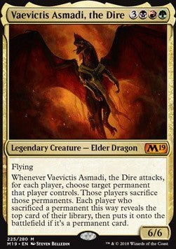 Vaevictis Asmadi, the Dire M19-225 Mythic Light Played Englisch