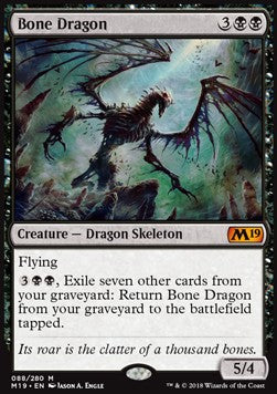 Knochendrache M19-88 Mythic Excellent Deutsch Foil