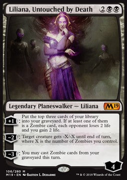 Liliana, Untouched by Death M19-106 Mythic Played Englisch