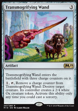 Transmogrifying Wand M19-247 Rare Excellent Englisch