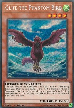 Glife der Phantomvogel BLRR-008 Secret Rare Excellent Deutsch 1. Auflage