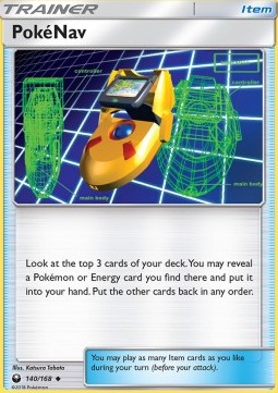 PokéNav CES-140 Uncommon Light Played Englisch Reverse Holo