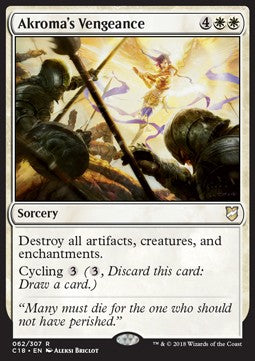 Akroma's Vengeance C18-62 Rare Excellent Englisch