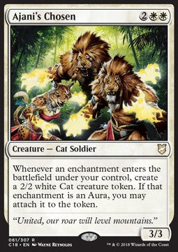 Ajani's Chosen C18-61 Rare Excellent Englisch