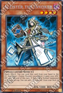 Aleister der Beschwörer SHVA-040 Secret Rare Excellent Deutsch 1. Auflage