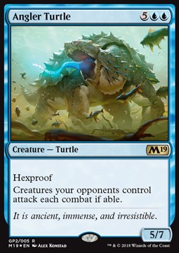 Angler Turtle PM19-GP2 Rare Good Englisch Foil