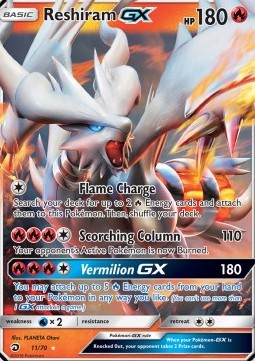 Reshiram GX DRM-11 Ultra Rare Excellent Deutsch