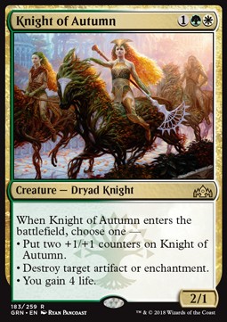 Knight of Autumn GRN-183 Rare Near Mint Englisch