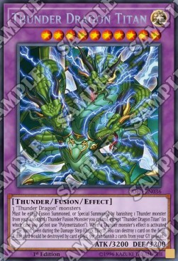 Donnerdrachen-Titan SOFU-036 Secret Rare Good Deutsch