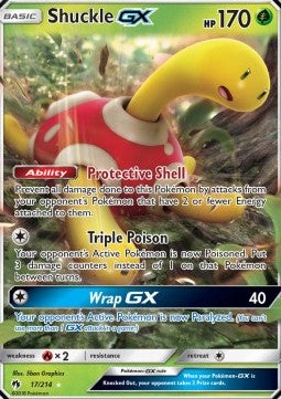 Shuckle GX LOT-17 Ultra Rare Excellent Englisch