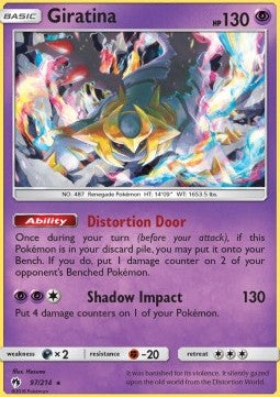 Giratina LOT-97 Holo Rare Good Deutsch
