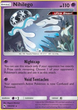 Nihilego LOT-106 Holo Rare Light Played Englisch