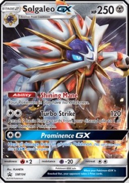 Solgaleo GX SM-104 Promo Poor Deutsch