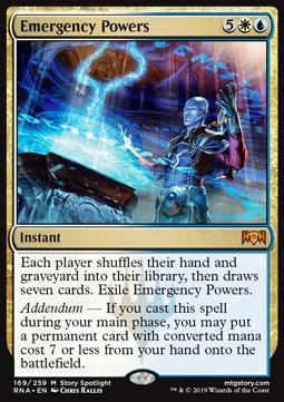 Emergency Powers RNA-169 Mythic Excellent Englisch