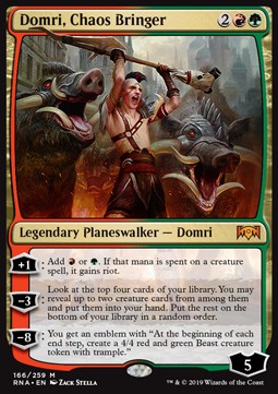 Domri, Chaos Bringer RNA-166 Mythic Good Englisch