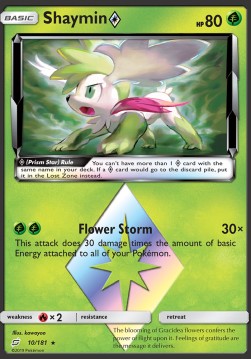Shaymin ◇ TEU-10 Holo Rare Excellent Deutsch