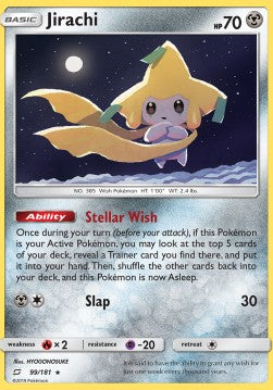 Jirachi TEU-99 Holo Rare Good Englisch