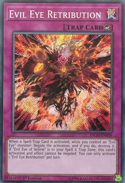 Evil Eye Retribution INCH-039 Secret Rare Excellent Englisch 1. Auflage