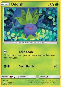 Oddish UNB-5 Common Near Mint Englisch Reverse Holo