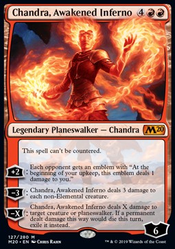 Chandra, Awakened Inferno M20-127 Mythic Near Mint Englisch