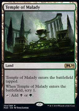 Temple of Malady M20-254 Rare Near Mint Englisch