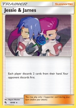 Jessie & James HIF-58 Holo Rare Near Mint Deutsch