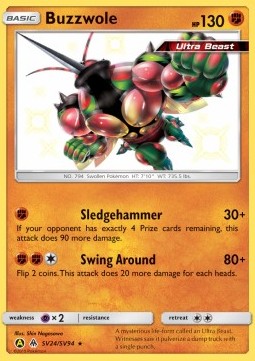 Buzzwole HIF-SV24 Secret Rare Near Mint Englisch