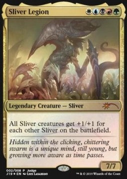 Sliver Legion JR- Mythic Light Played Englisch Foil