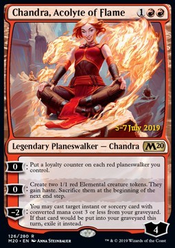 Chandra, Dienerin des Feuers (V.2) XM20-126 Rare Excellent Deutsch Foil