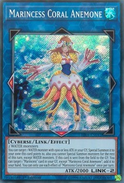 Marinzessin Korallenanemone RIRA-041 Secret Rare Excellent Deutsch 1. Auflage