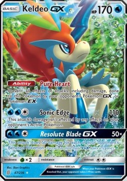 Keldeo GX UNM-47 Ultra Rare Near Mint Englisch