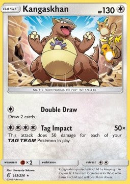 Kangama UNM-163 Holo Rare Excellent Deutsch