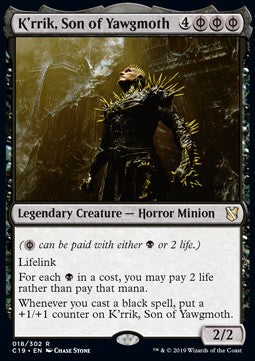 K'rrik, Son of Yawgmoth C19-18 Rare Excellent Englisch