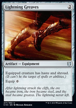 Lightning Greaves C19-217 Uncommon Good Englisch