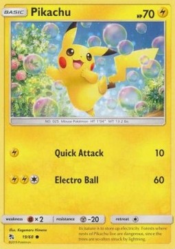 Pikachu HIF-19 Common Near Mint Englisch