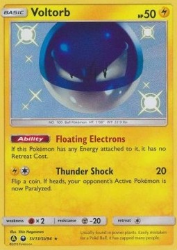 Voltorb HIF-SV13 Holo Rare Near Mint Englisch