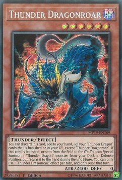 Donnerdrachen-Gebrüll MP19-169 Secret Rare Excellent Deutsch 1. Auflage