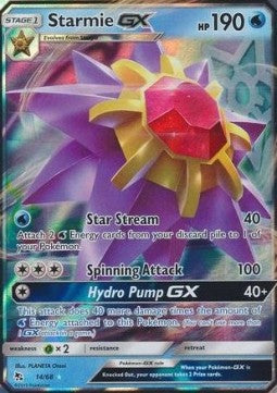 Starmie GX HIF-14 Ultra Rare Boosterfrisch Englisch