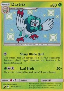 Dartrix HIF-SV3 Holo Rare Excellent Englisch