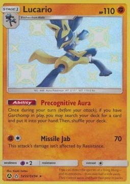 Lucario HIF-SV22 Secret Rare Near Mint Englisch