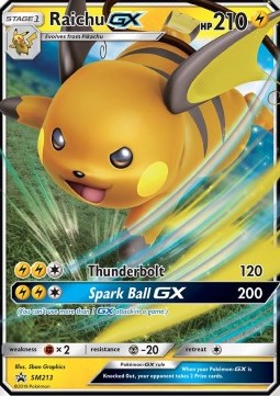Raichu GX SM-213 Promo Excellent Deutsch