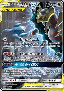 Garchomp & Giratina GX SM-193 Promo Light Played Deutsch