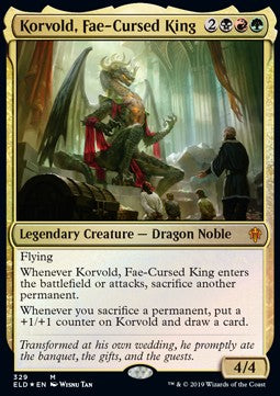 Korvold, Fae-Cursed King XELD-329 Mythic Good Englisch Foil