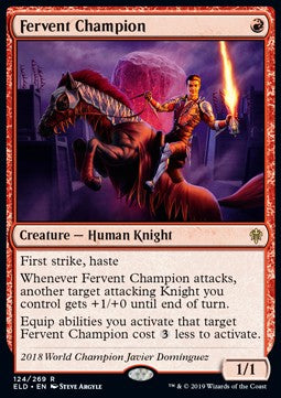 Fervent Champion ELD-124 Rare Near Mint Englisch