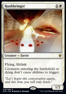 Hushbringer ELD-18 Rare Excellent Englisch Foil