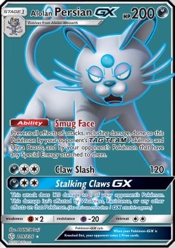 Alolan Persian GX CEC-219 Ultra Rare Near Mint Englisch