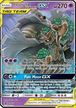 Trevenant & Dusknoir GX SM-217 Promo Played Deutsch