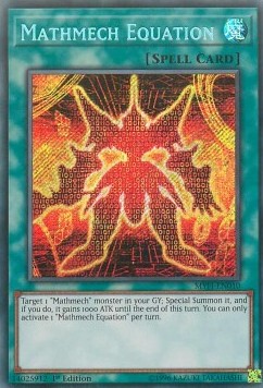 Mathemech-Gleichung MYFI-010 Secret Rare Near Mint Deutsch 1. Auflage